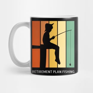 Retirement Plan Fishing Funny Fishing Mug